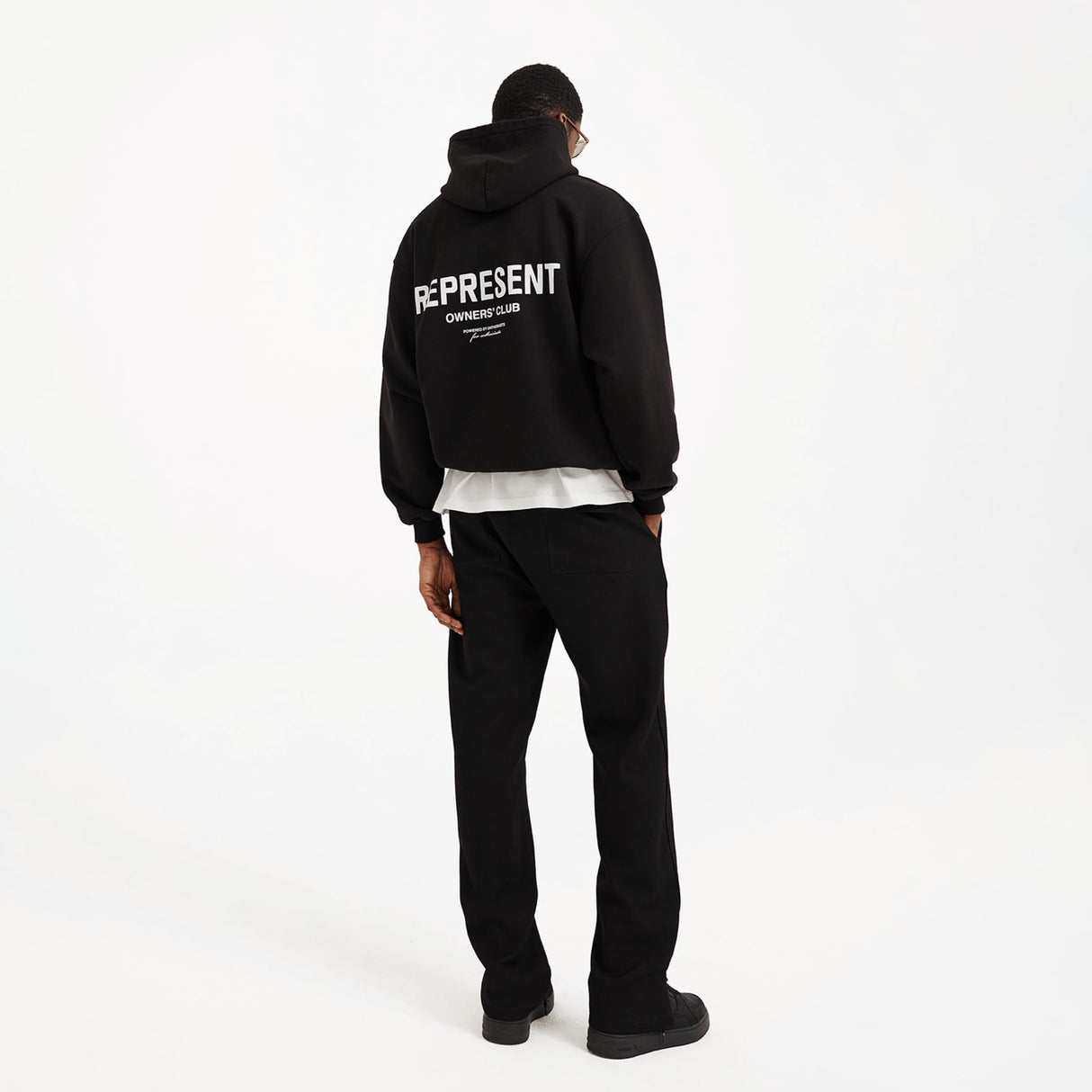 Represent Owners Club Logo Black Hoodie - ORIGINALFOOK