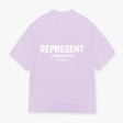 Represent Owners Club Logo Tee Lilac REPRESENT REPRESENT - originalfook singapore