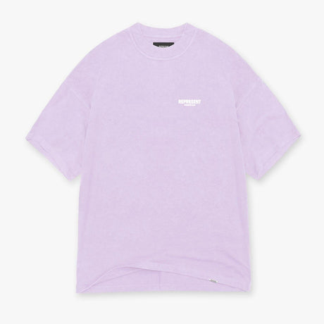 Represent Owners Club Logo Tee Lilac REPRESENT REPRESENT - originalfook singapore