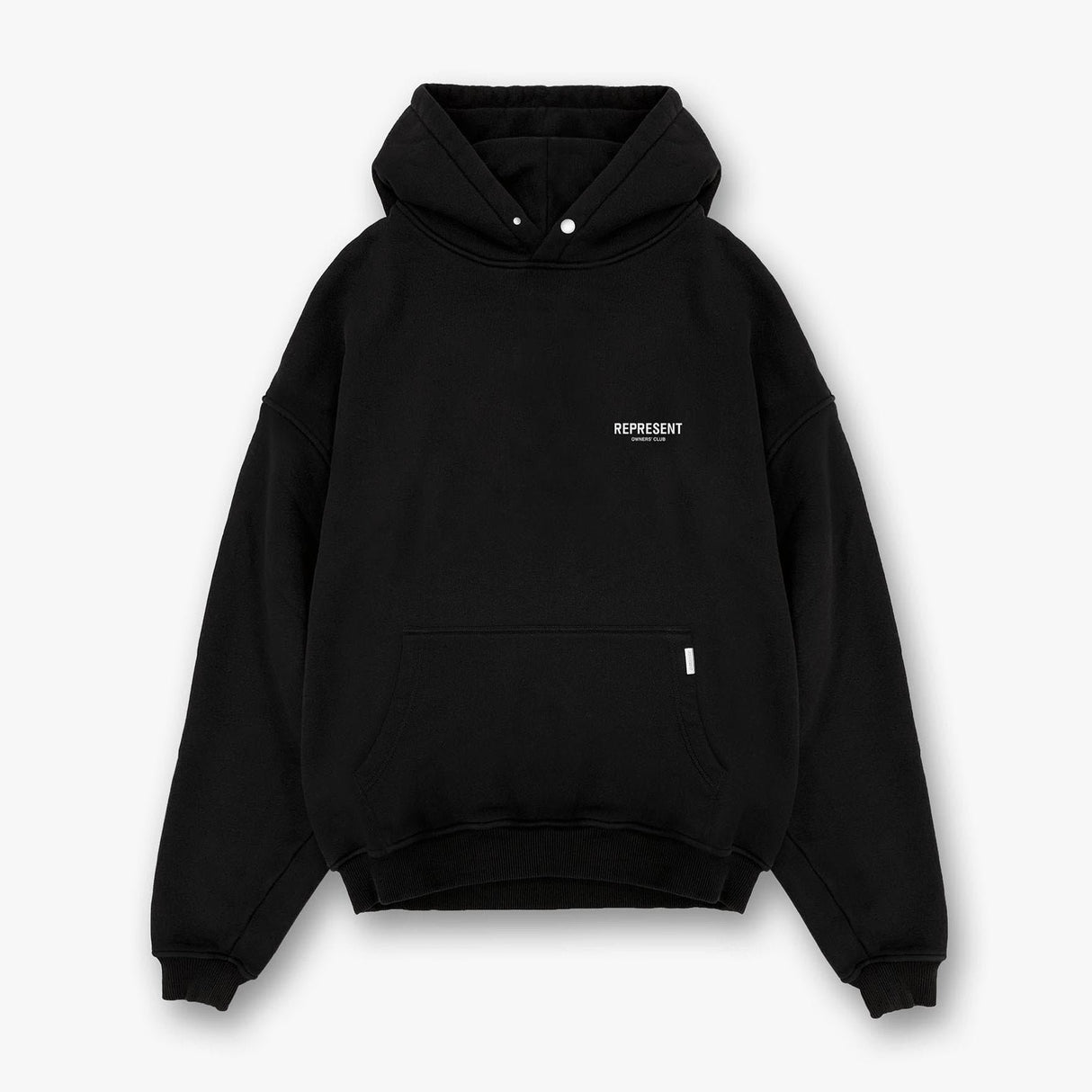 Represent Owners Club Logo Hoodie Black REPRESENT REPRESENT - originalfook singapore