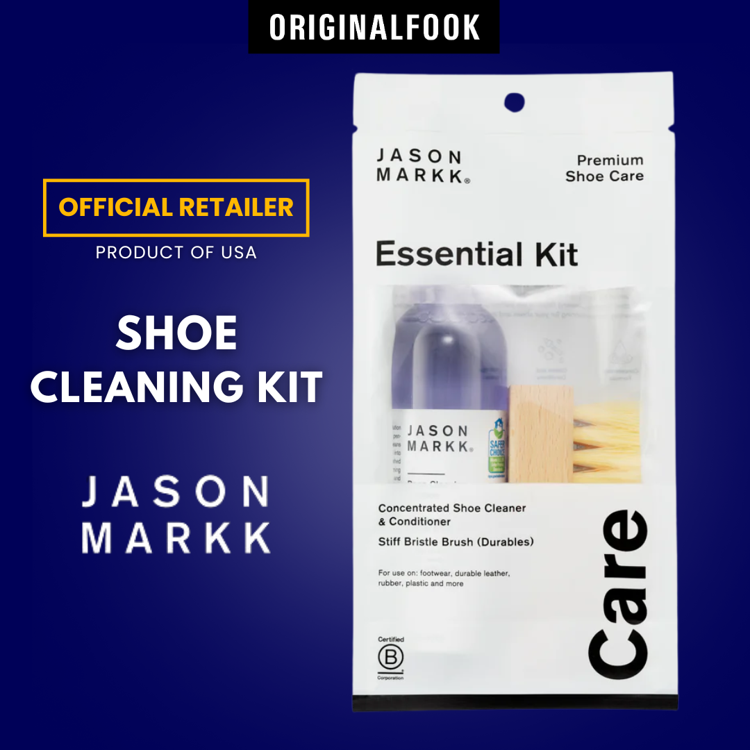 Jason Markk Essential Shoe Cleaning Kit (Brush + Cleaner) - ORIGINALFOOK