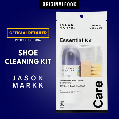 Jason Markk Essential Shoe Cleaning Kit (Brush + Cleaner) - ORIGINALFOOK