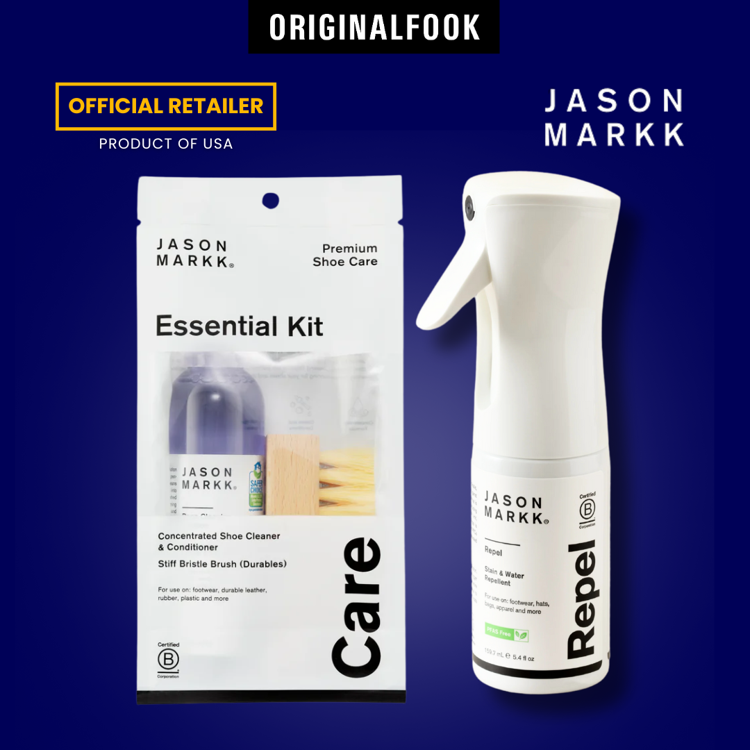 Jason Markk Cleaning Kit + Repel Shoe Spray Set - ORIGINALFOOK
