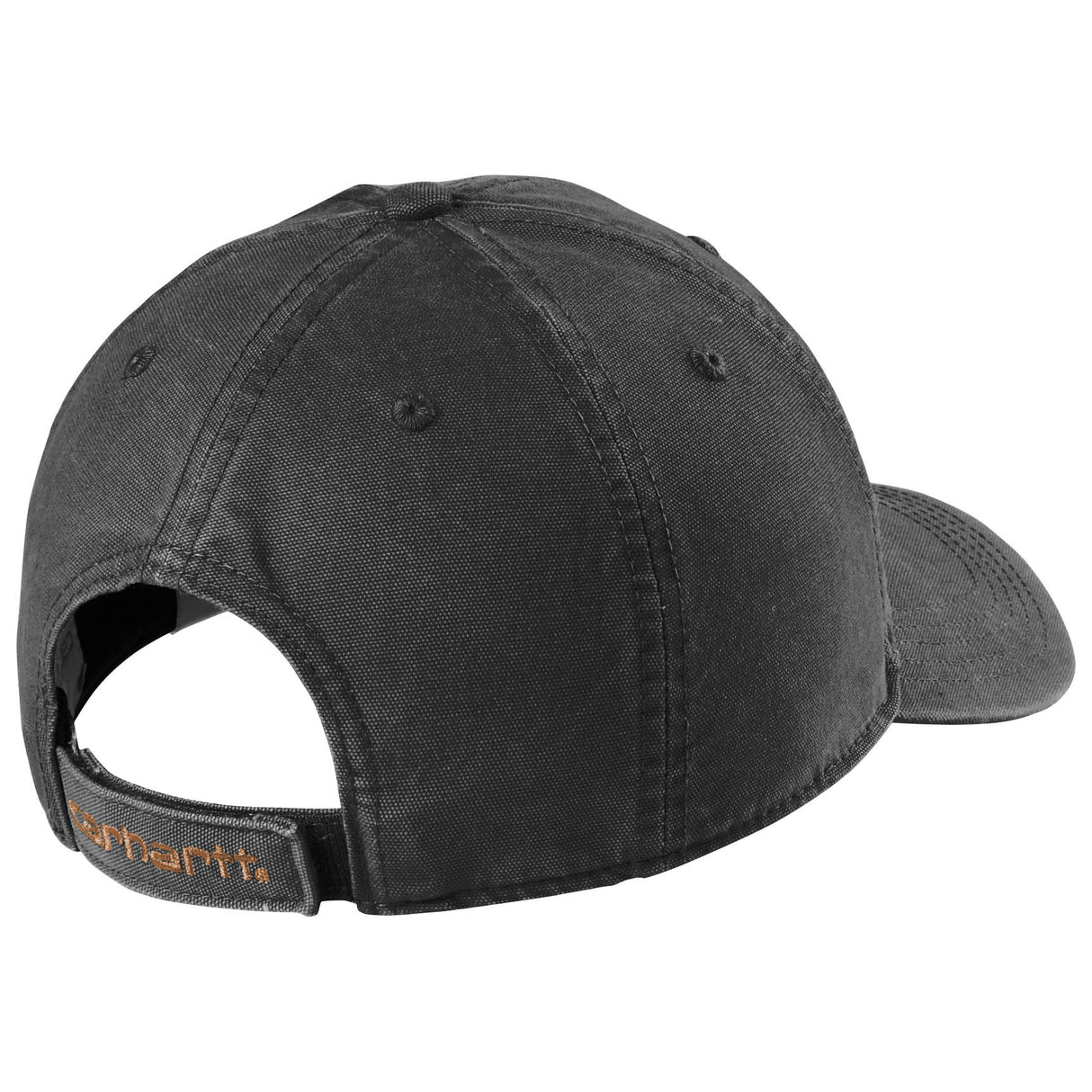 Carhartt Canvas Cap Washed Black CARHARTT CARHARTT - originalfook singapore