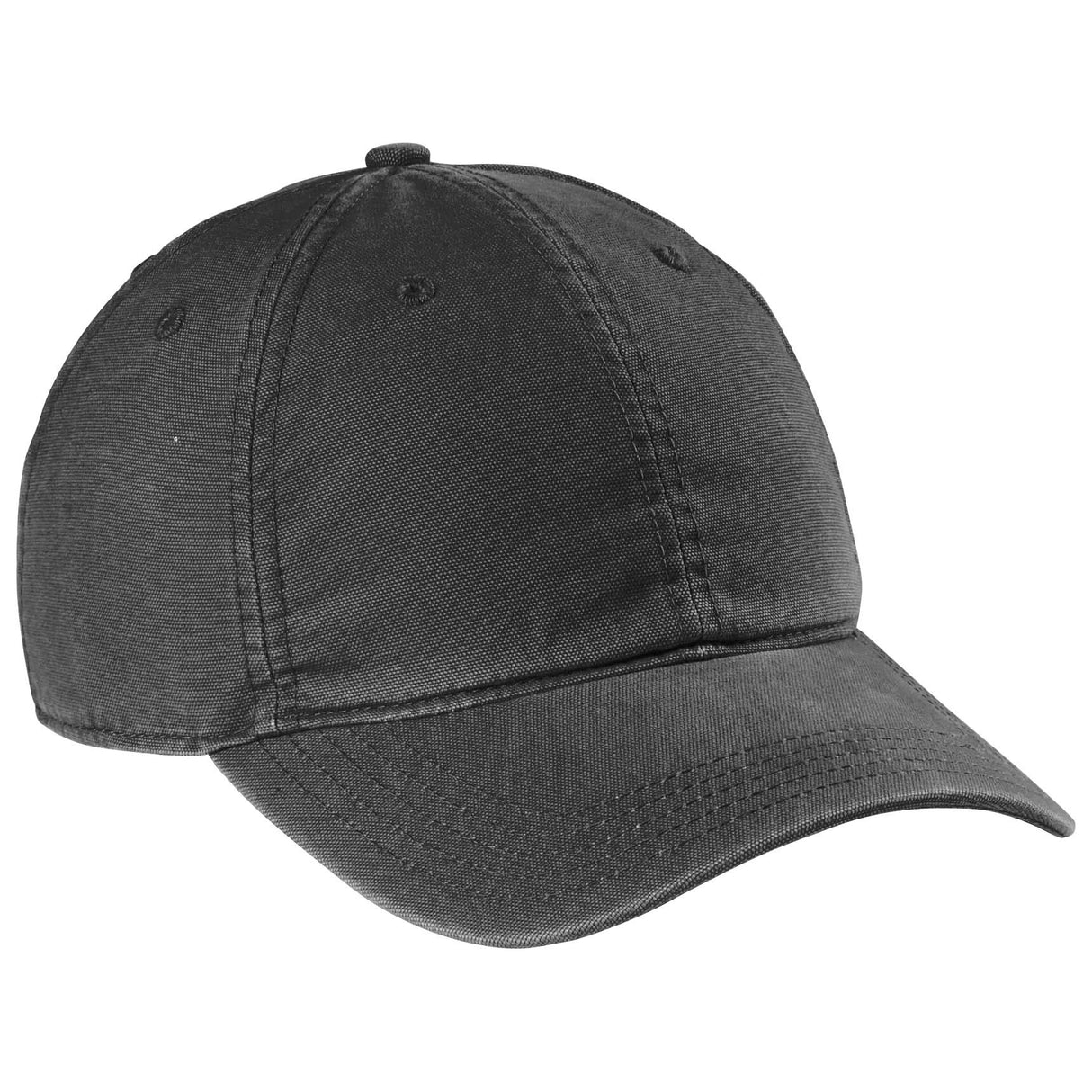 Carhartt Canvas Cap Washed Black CARHARTT CARHARTT - originalfook singapore