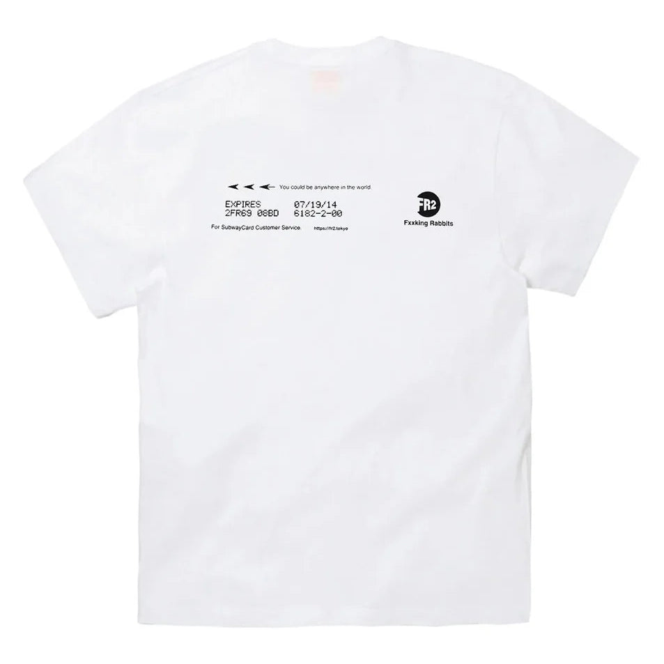 FR2 Subway Card Tee White