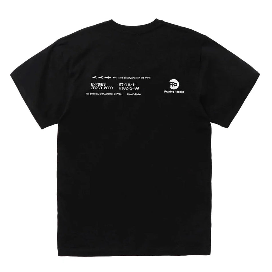 FR2 Subway Card Tee Black