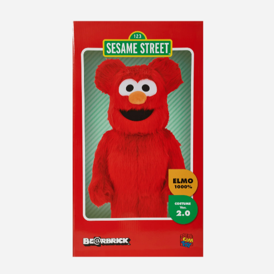 MEDICOM BEARBRICK ELMO V2 1000% MEDICOM MEDICOM - originalfook singapore