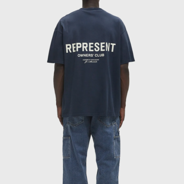 Represent Owners Club Logo Tee Midnight - ORIGINALFOOK