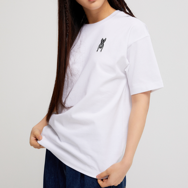 LifeWork Patch Logo Tee White - ORIGINALFOOK