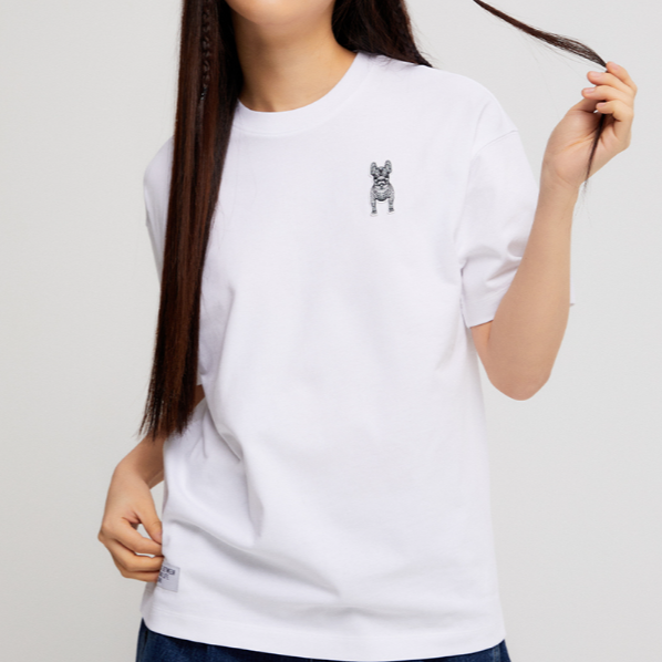 LifeWork Patch Logo Tee White - ORIGINALFOOK