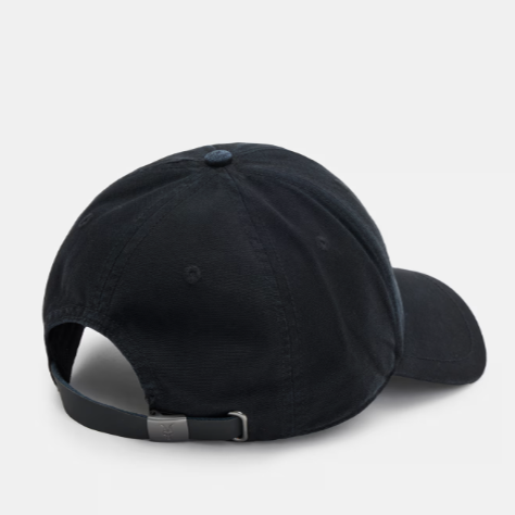 AllSaints Underground Logo Baseball Cap Black White - ORIGINALFOOK