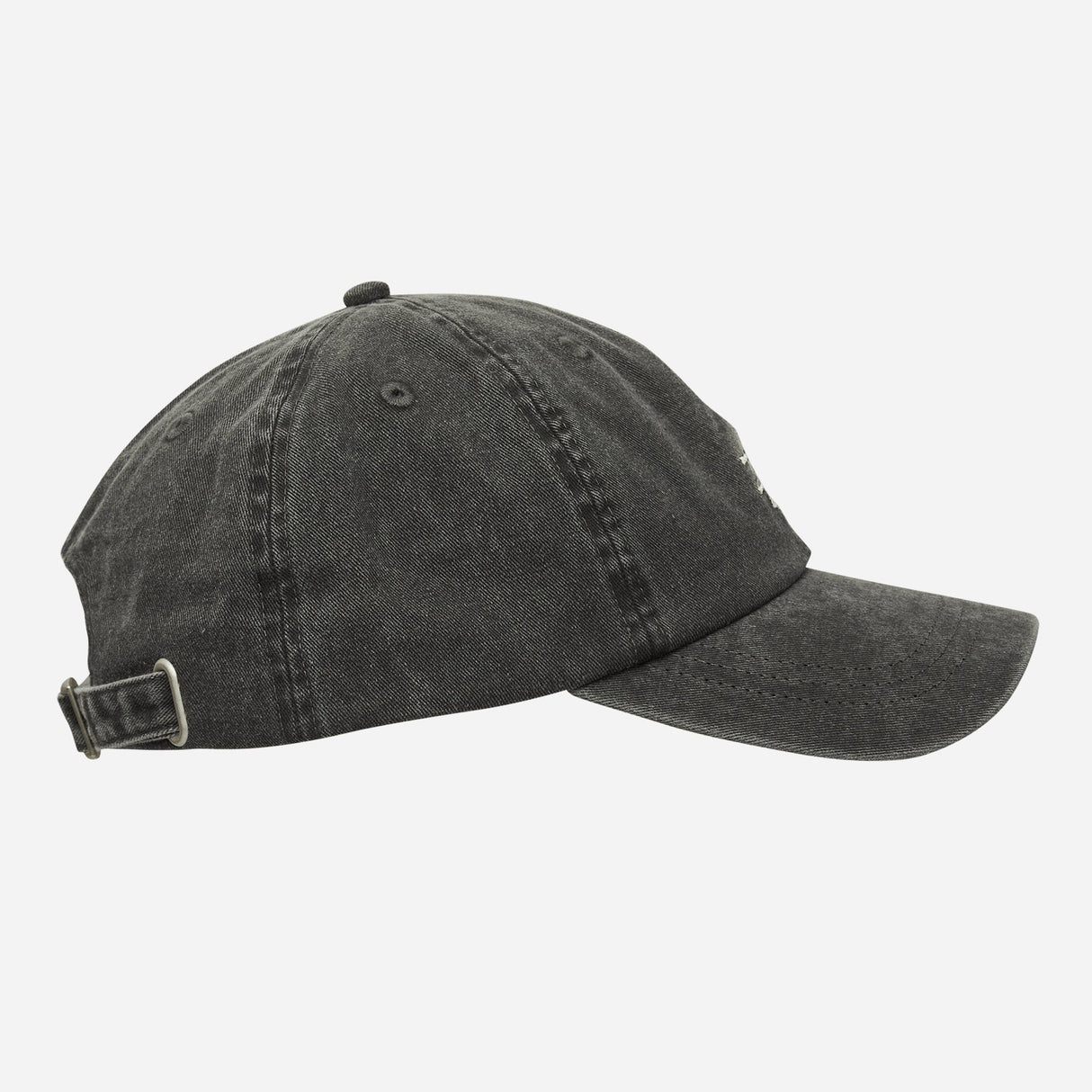 Stussy Basic Logo Snapback Charcoal - ORIGINALFOOK