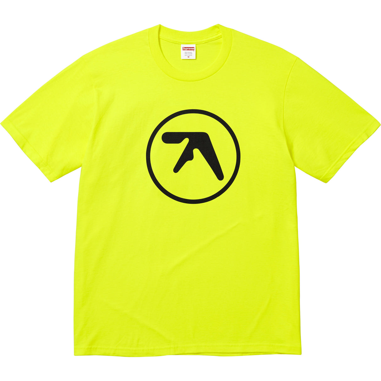 Supreme Aphex Twin Ambient Works Tee Fluorescent Yellow SUPREME SUPREME - originalfook singapore