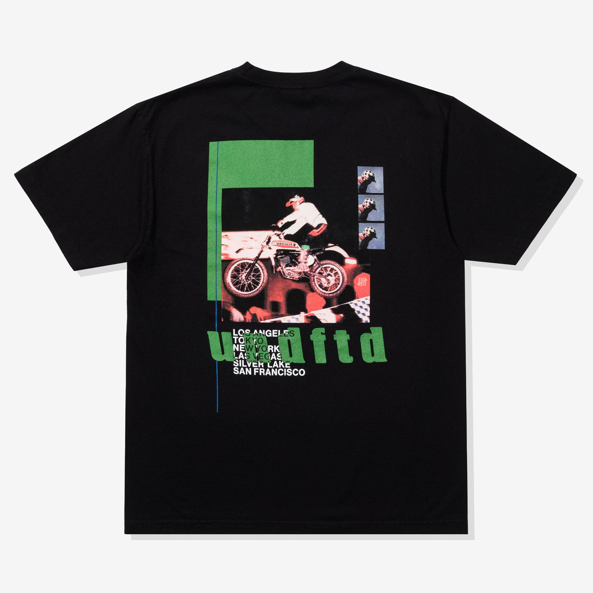 Undefeated Moto Tee Black - ORIGINALFOOK