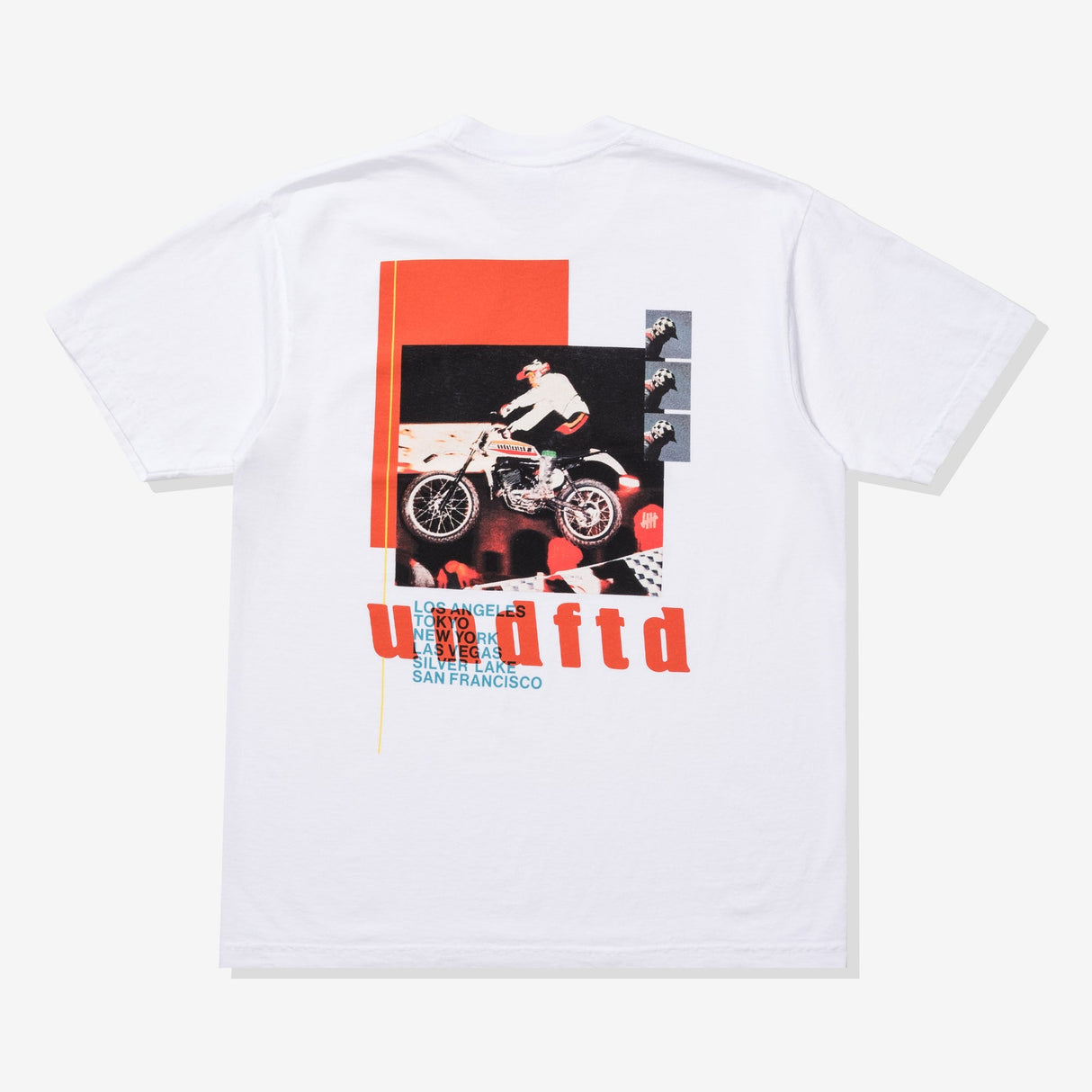 Undefeated Moto Tee White - ORIGINALFOOK