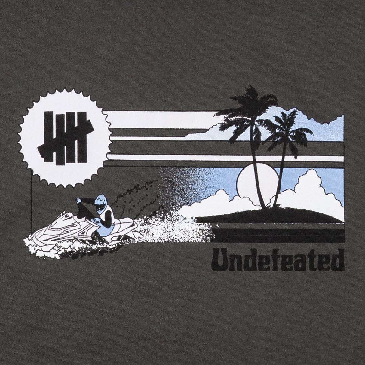 Undefeated Souvenir Tee Dark Grey - ORIGINALFOOK