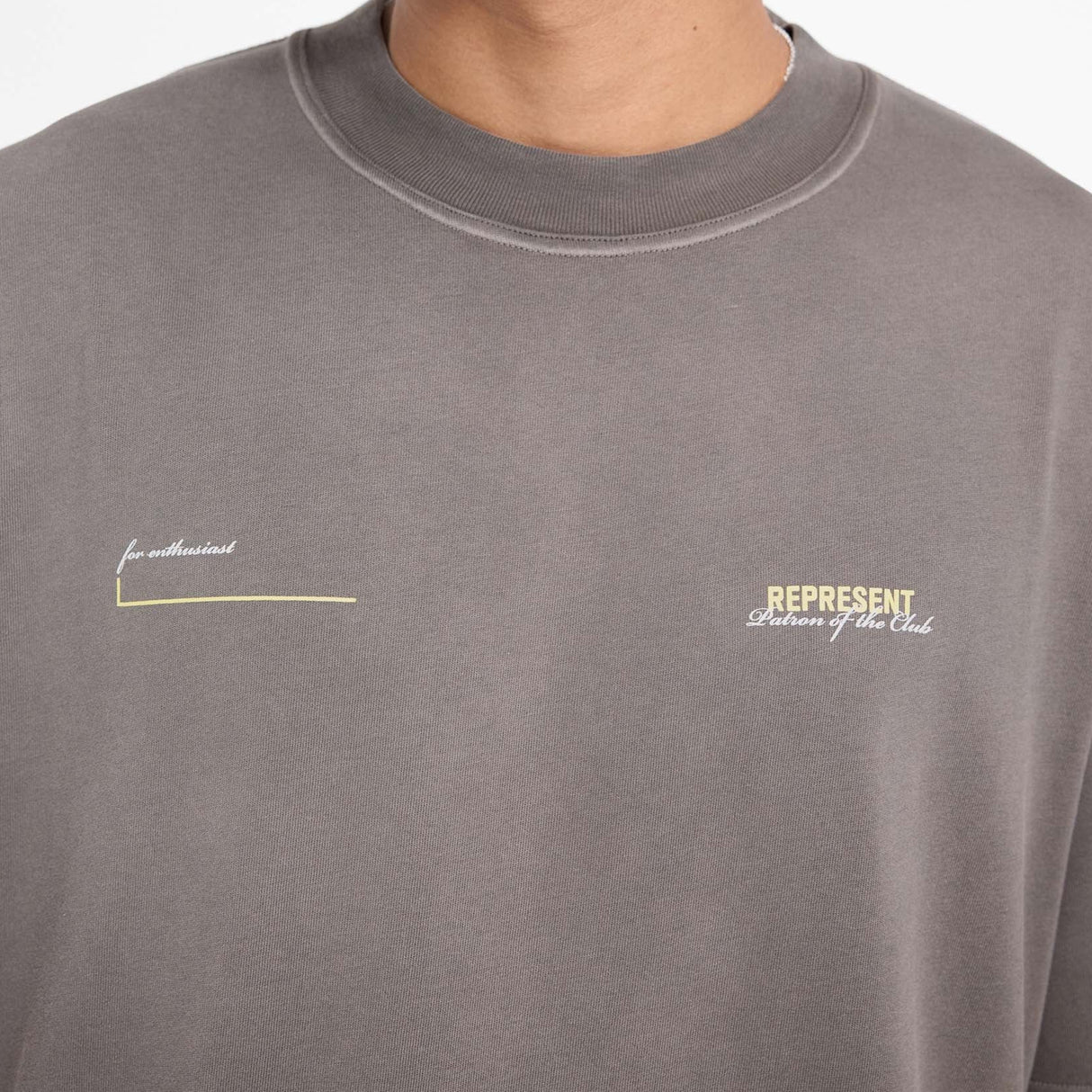 Represent Patron Of The Club Tee Washed Olive REPRESENT REPRESENT - originalfook singapore