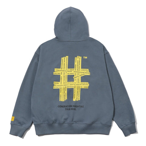 Been Trill Reflective Tape Logo Hoodie Grey