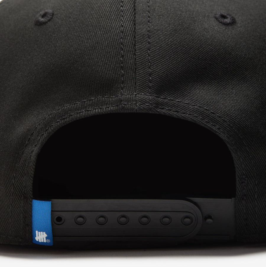 Undefeated Arch Logo Black Snapback - ORIGINALFOOK