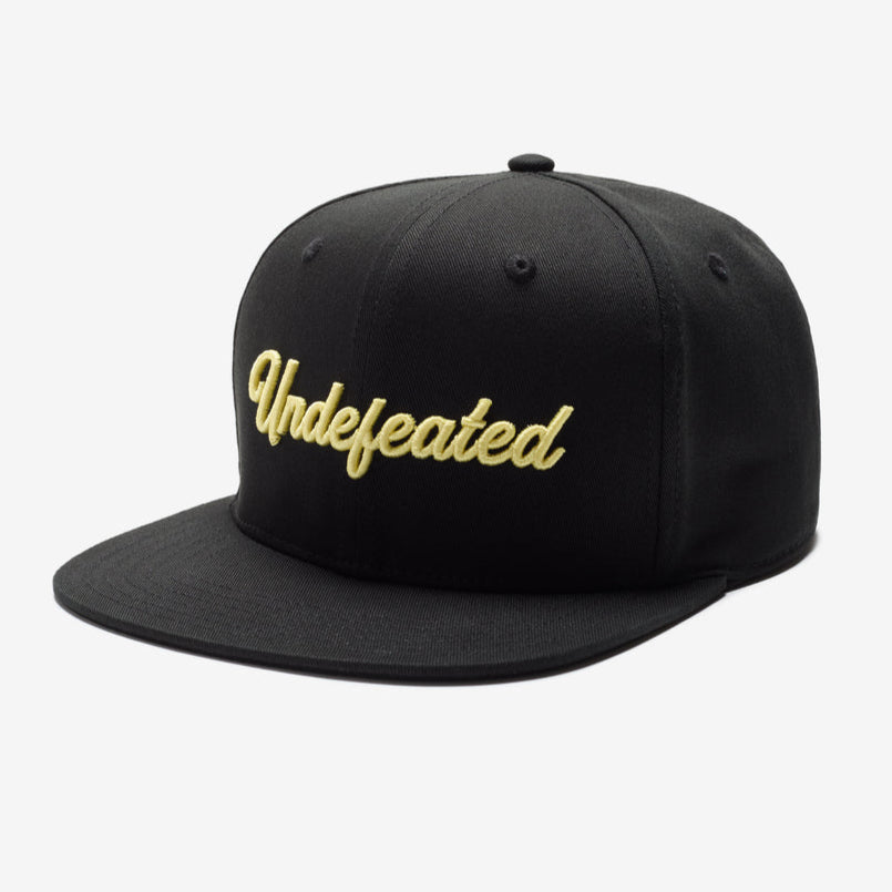 Undefeated Script Black Snapback - ORIGINALFOOK