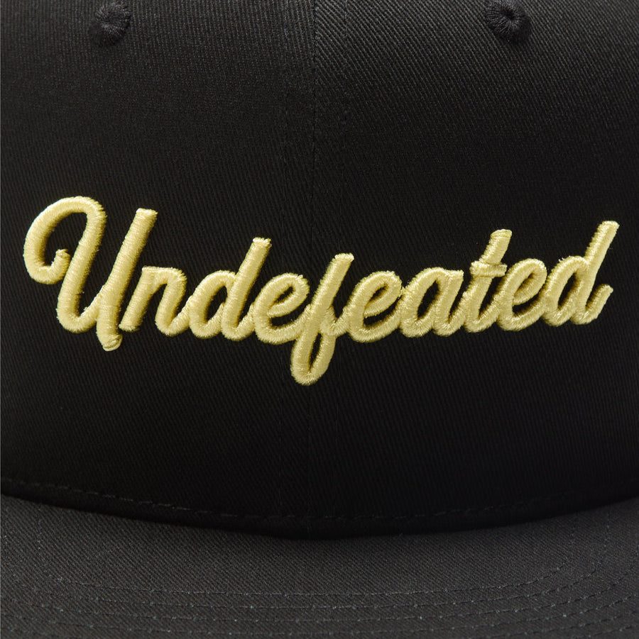 Undefeated Script Black Snapback - ORIGINALFOOK