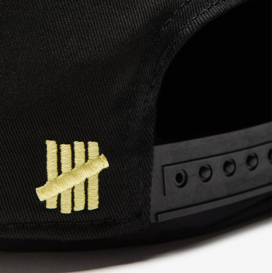Undefeated Script Black Snapback - ORIGINALFOOK