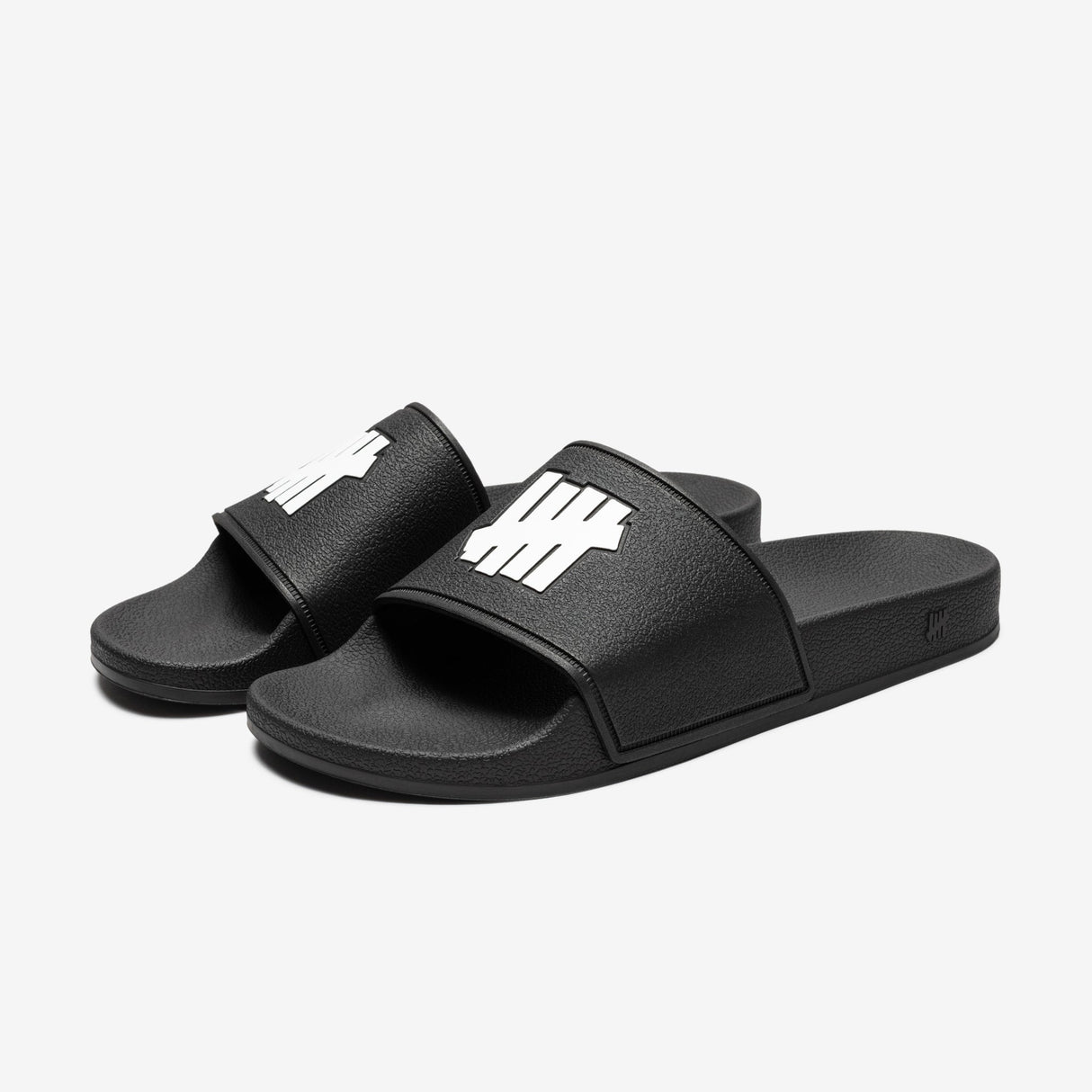 Undefeated Signature Logo Slide Black UNDEFEATED UNDEFEATED - originalfook singapore