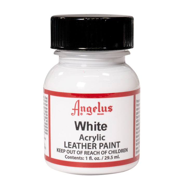 Angelus Acrylic Leather Paint Black / White / Flat Black / Flat White ANGELUS ANGELUS - originalfook singapore