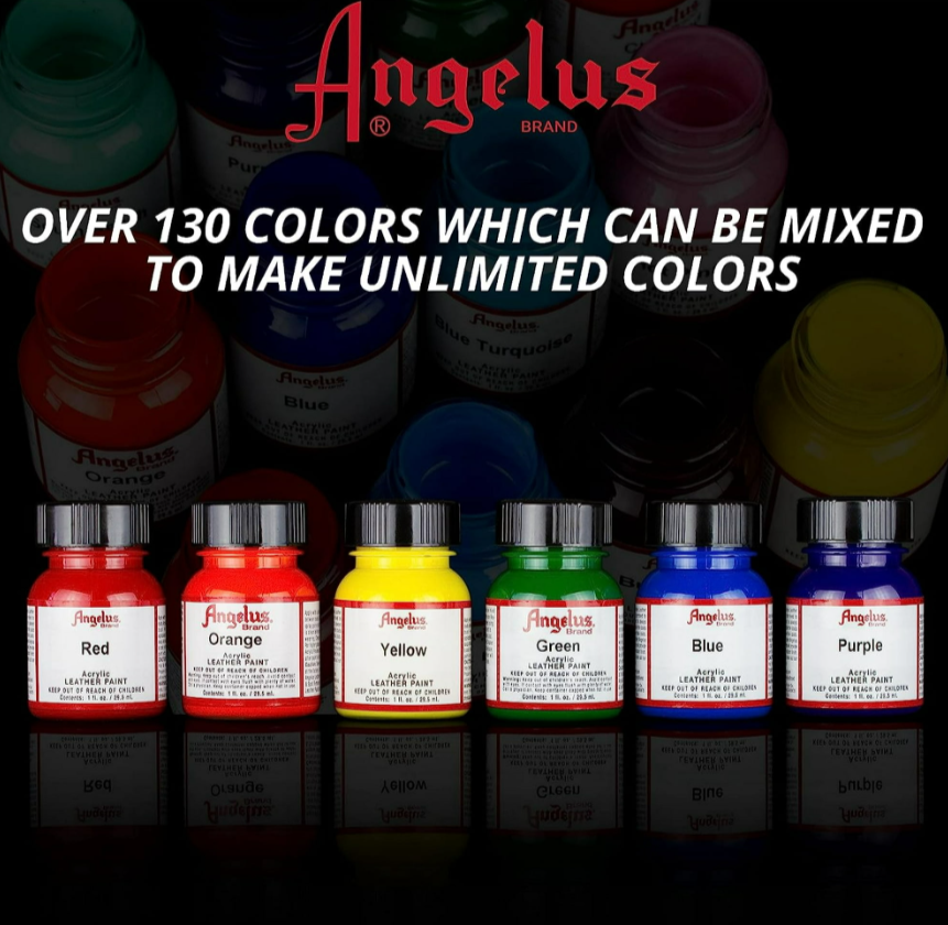 (80 Colors) Angelus Acrylic Leather Paint (A to L) ANGELUS ANGELUS - originalfook singapore