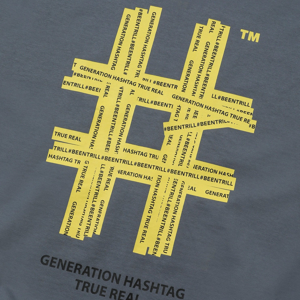 Been Trill Reflective Tape Logo Hoodie Grey BEEN TRILL BEEN TRILL - originalfook singapore