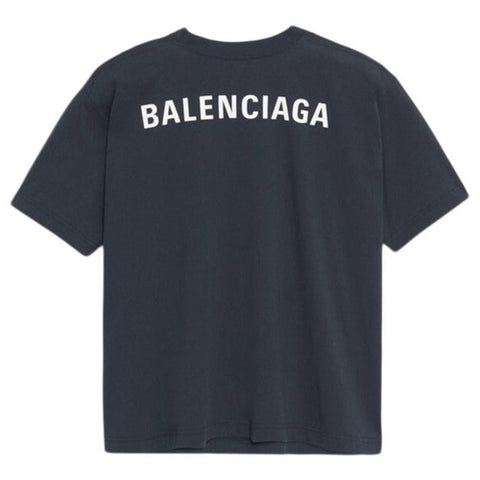Balenciaga BB Centre Logo Tee Beige