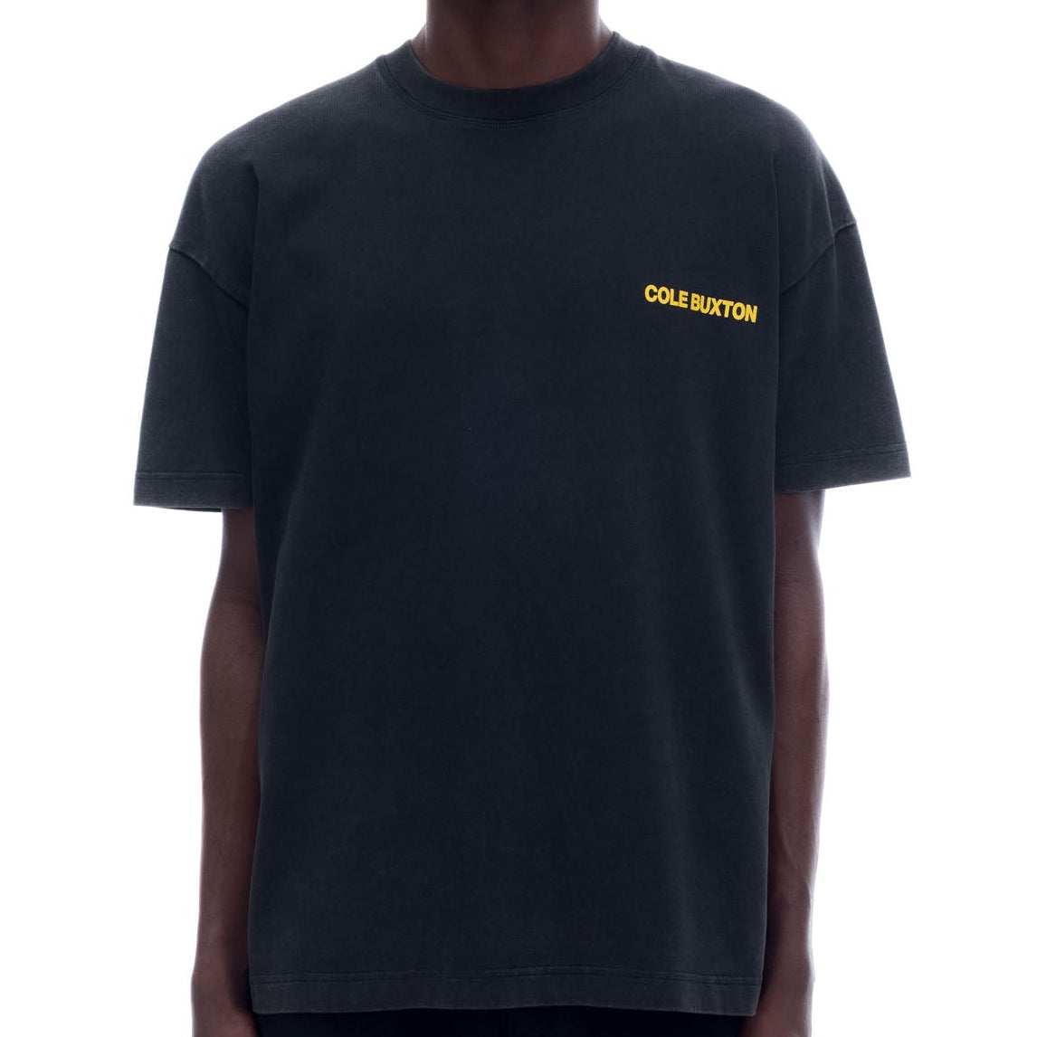 Cole Buxton Signature Tee Vintage Black Yellow - ORIGINALFOOK