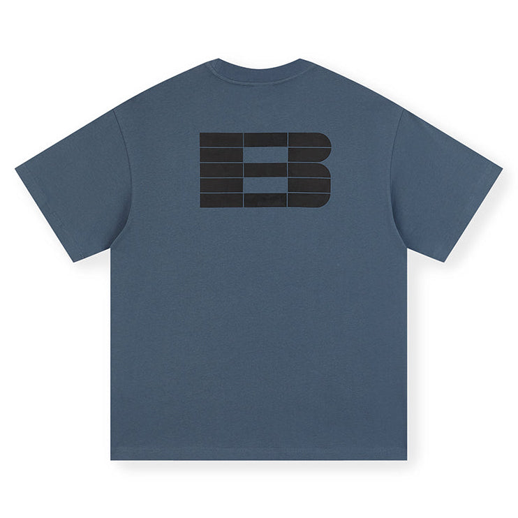 Boneless B Foam Logo Tee Grey Blue - ORIGINALFOOK