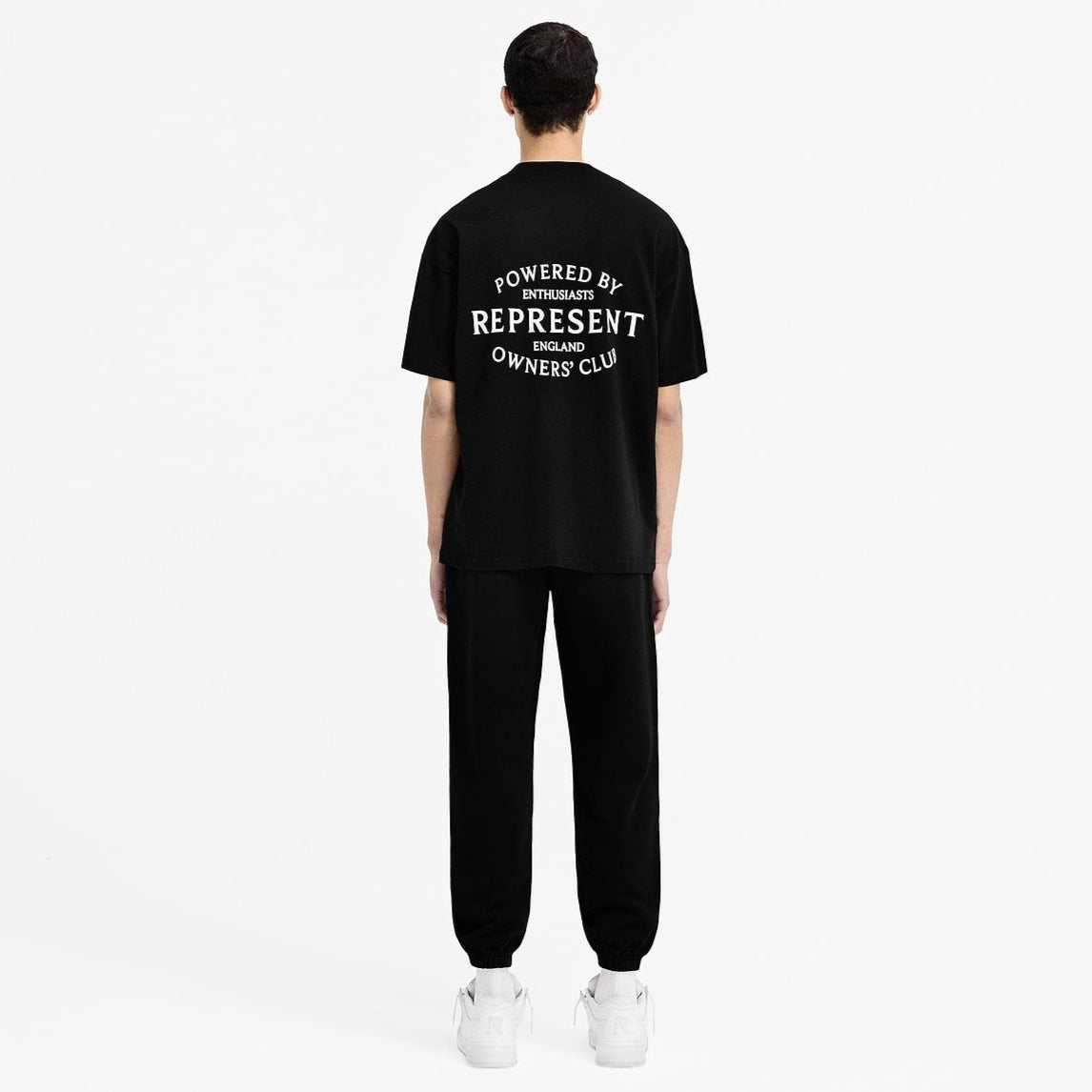 Represent Stamp Logo Black Tee - ORIGINALFOOK