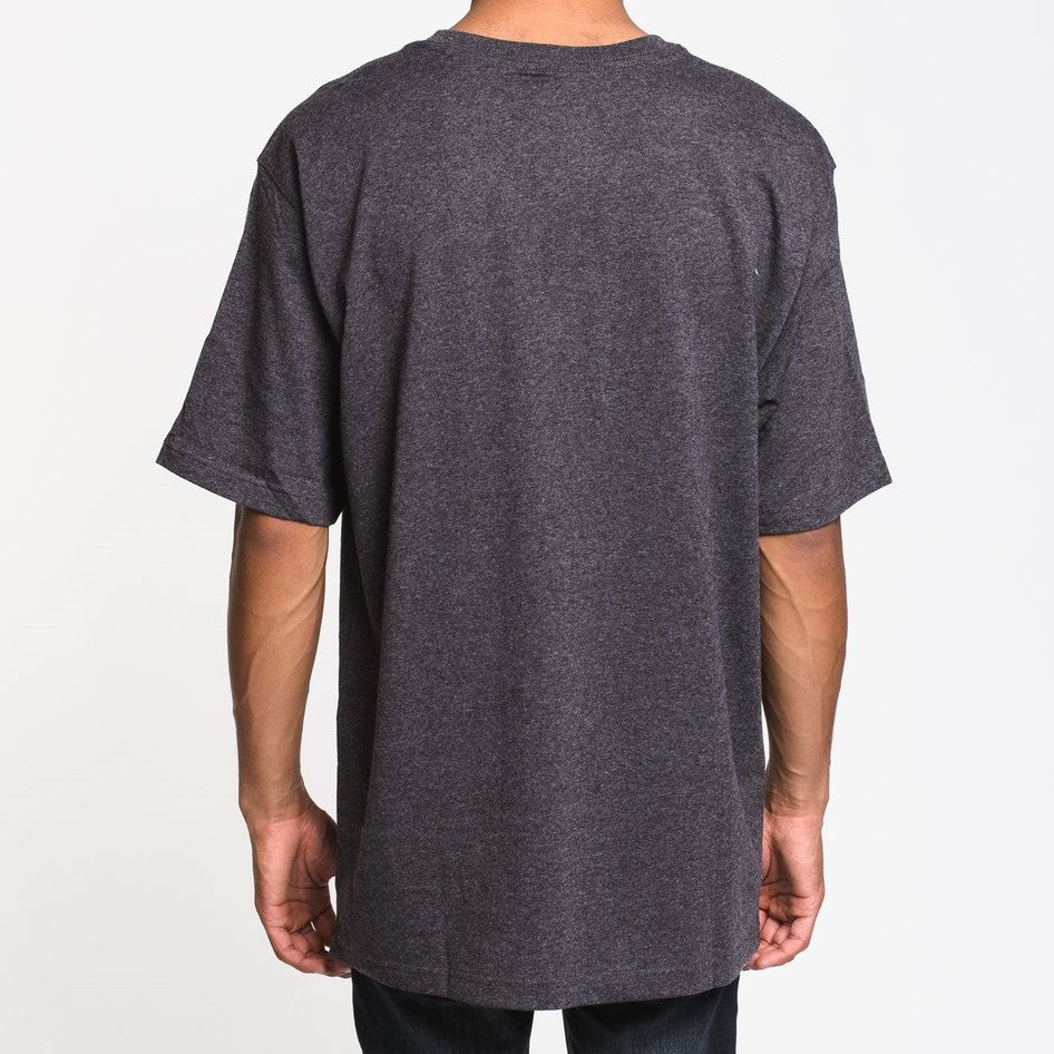 Carhartt USA K195 Signature Logo Tee Carbon Heather carhartt carhartt - originalfook singapore