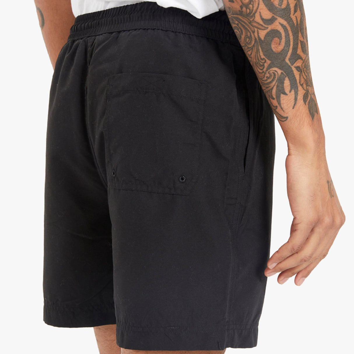 Carhartt WIP Chase Swim Shorts Black CARHARTT CARHARTT - originalfook singapore