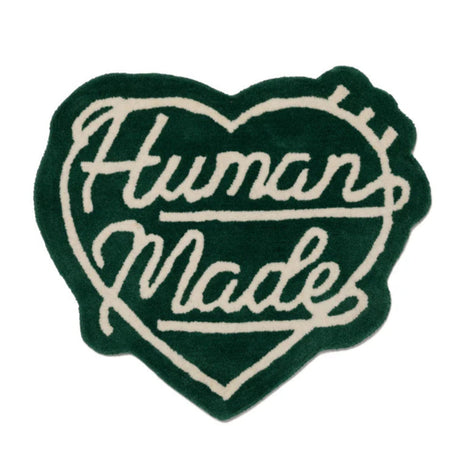 Human Made Heart Logo Medium Rug Green HUMAN MADE HUMAN MADE - originalfook singapore