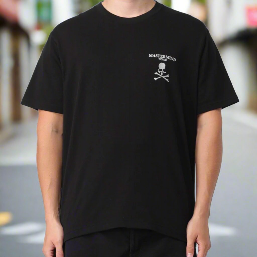 Mastermind Loopwheel Tee Black Mastermind Japan Mastermind Japan - originalfook singapore