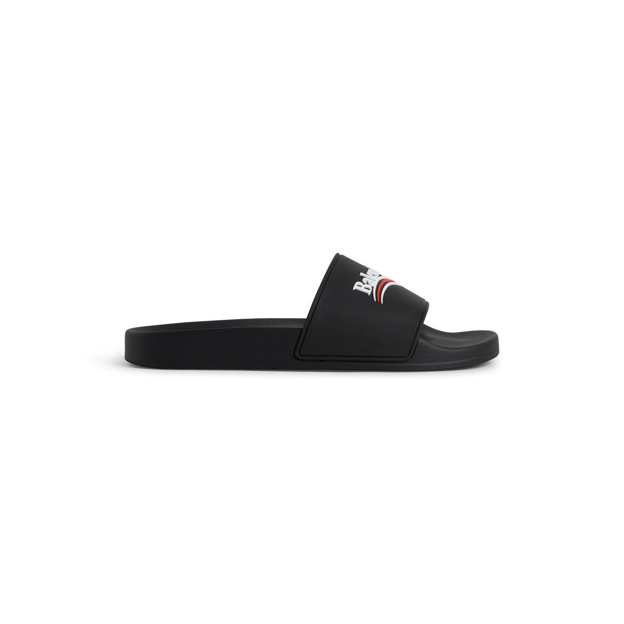 Balenciaga Political Campaign Logo Slides Black BURBERRY BURBERRY - originalfook singapore