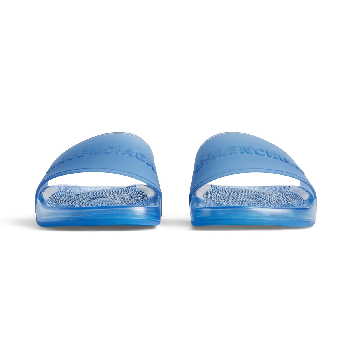 Balenciaga Transparent Slides Blue BURBERRY BURBERRY - originalfook singapore