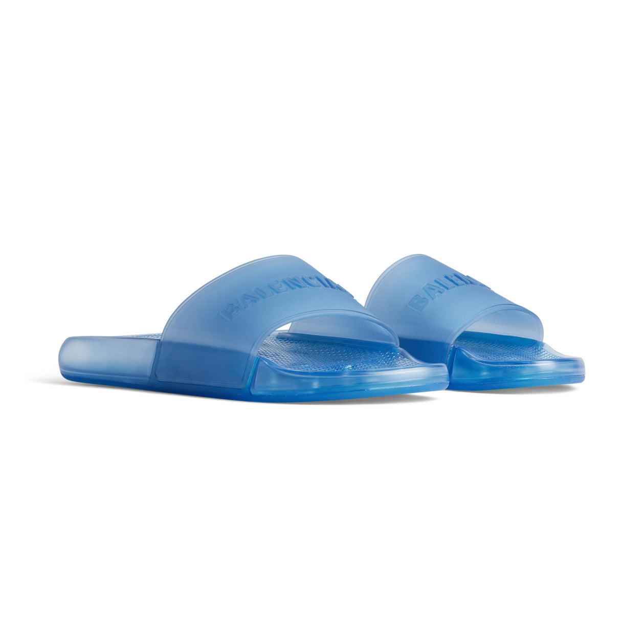 Balenciaga Transparent Slides Blue BURBERRY BURBERRY - originalfook singapore