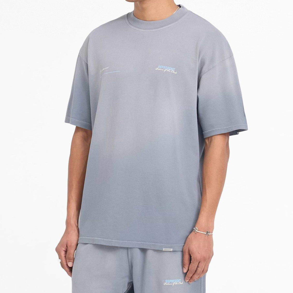 Represent Patron Of The Club Tee Washed Grey REPRESENT REPRESENT - originalfook singapore