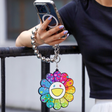 Takashi Murakami Kaikai Kiki Flower Rubber Keyring (13.5cm) TAKASHI MURAKAMI TAKASHI MURAKAMI - originalfook singapore