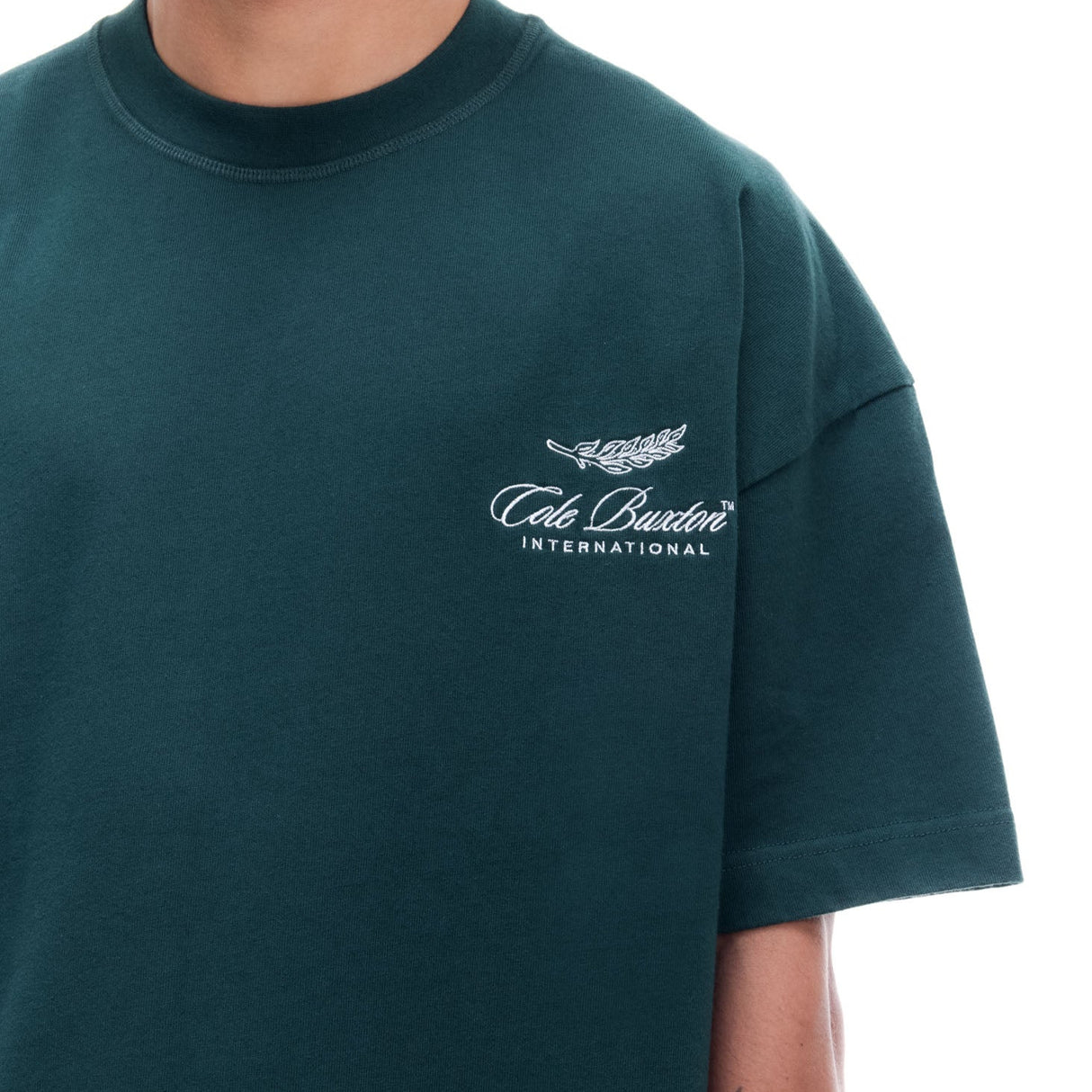 Cole Buxton International Embroidery Logo Forest Green Tee - ORIGINALFOOK