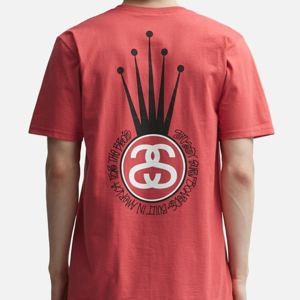 Stussy Crown Link Tee Coral ORIGINALFOOK