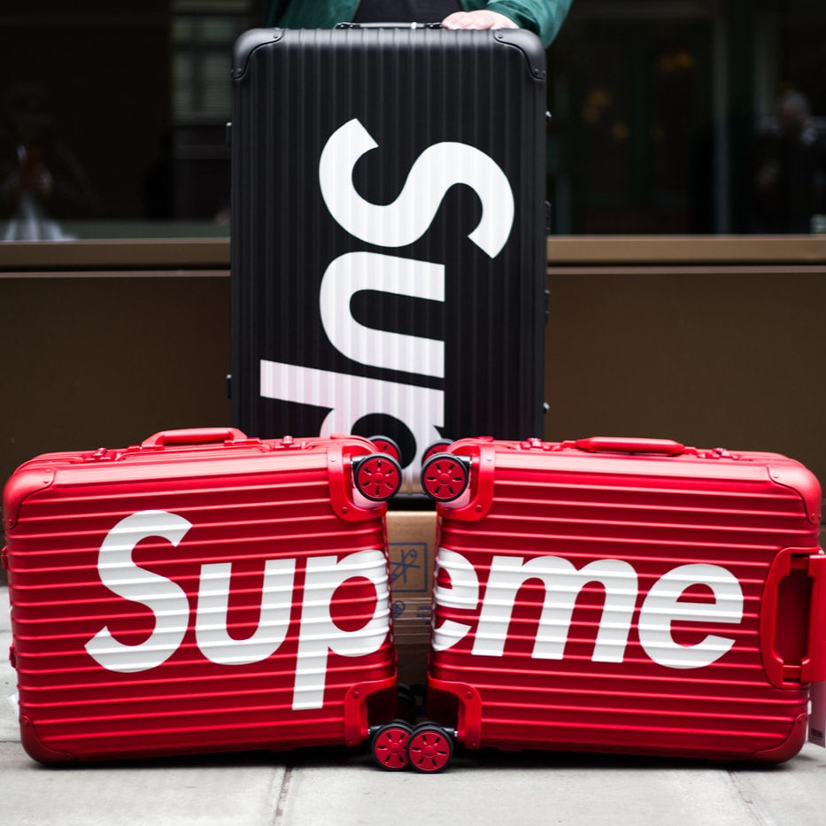 Supreme X RIMOWA Luggage 45L Red - ORIGINALFOOK