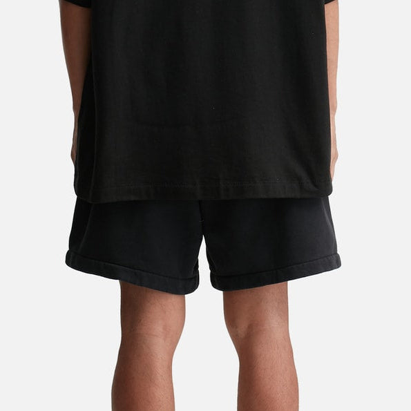 FEAR OF GOD Essentials Heavyweight Sweat Shorts Black FEAR OF GOD ESSENTIALS FEAR OF GOD ESSENTIALS - originalfook singapore