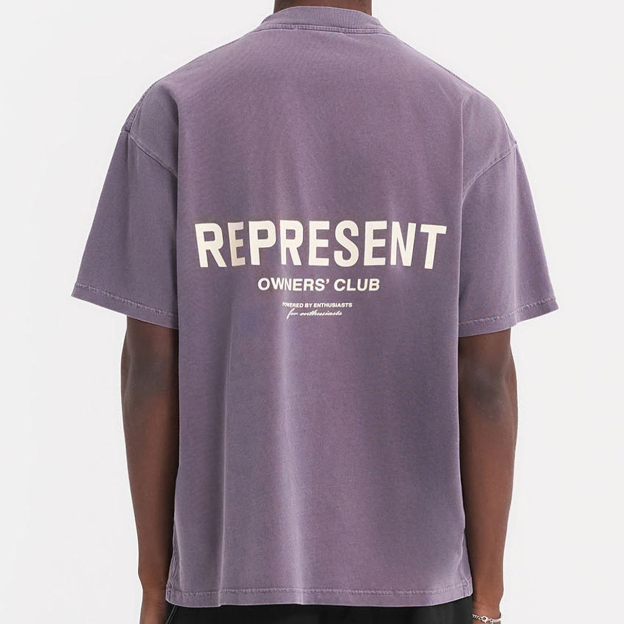 Represent Owners Club Logo Tee Vintage Violet REPRESENT REPRESENT - originalfook singapore