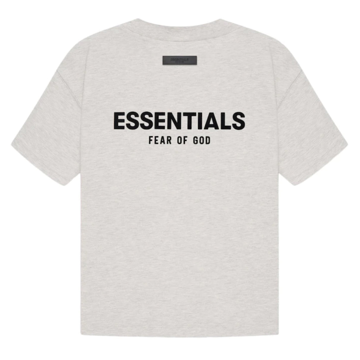 FEAR OF GOD Essentials Felt Logo Tee Light Oatmeal FEAR OF GOD FEAR OF GOD - originalfook singapore